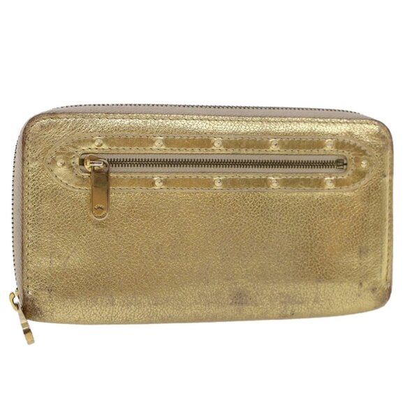 LOUIS VUITTON Zippy Wallet Long Wallet Suhari Gold M95569 LV Auth 45569 - Picture 1 of 14
